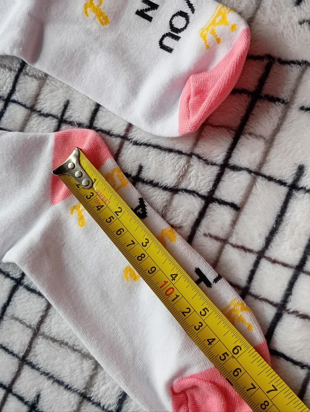 White Crew Socks with Retirement Pendant SET